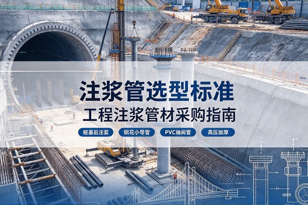 鹿邑注浆管选型标准