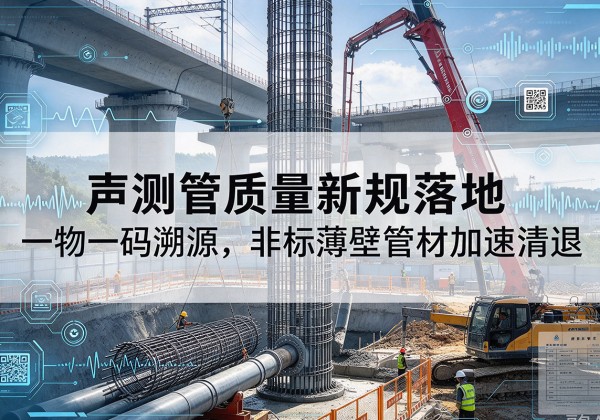 鹿邑声测管质量新规落地，一物一码溯源，非标薄壁管材加速清退