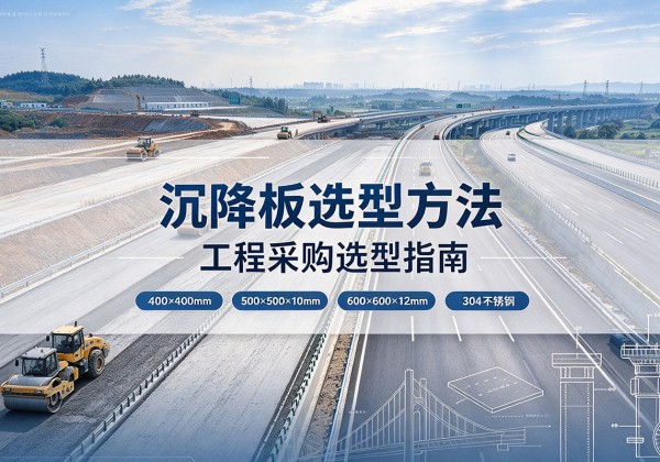 鹿邑沉降板选择方法